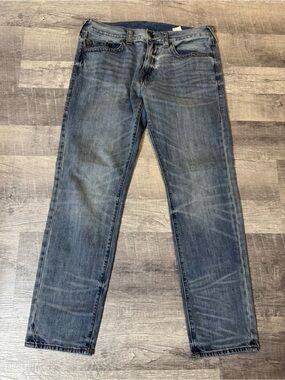 True Religion Men’s Geno Relaxed Slim Jeans Size 36 x 34